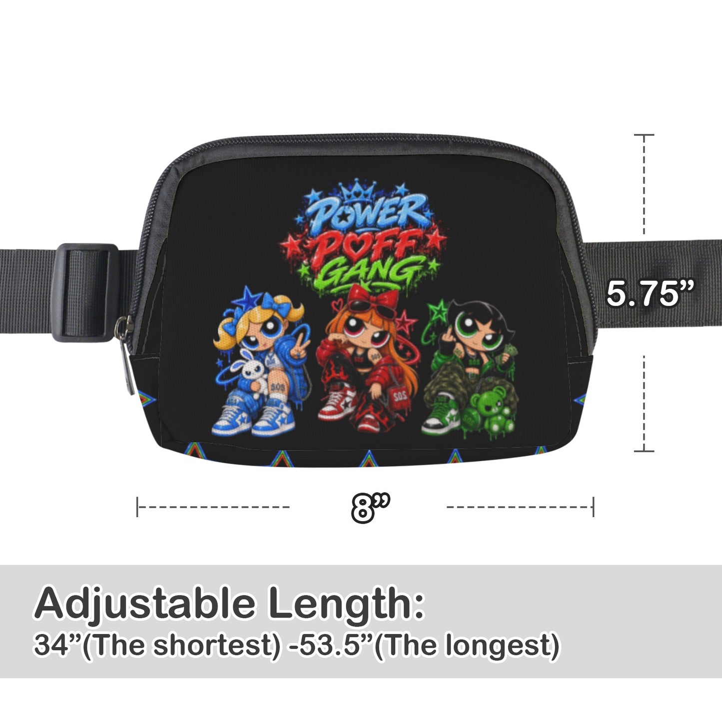 S.O.S: Power Puff Gang Belt Bag-Small