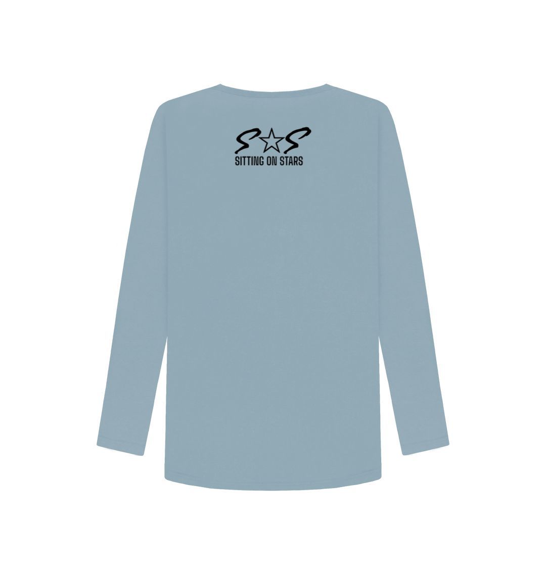 Stone Blue Women's Long Sleeve Shirt 1.0