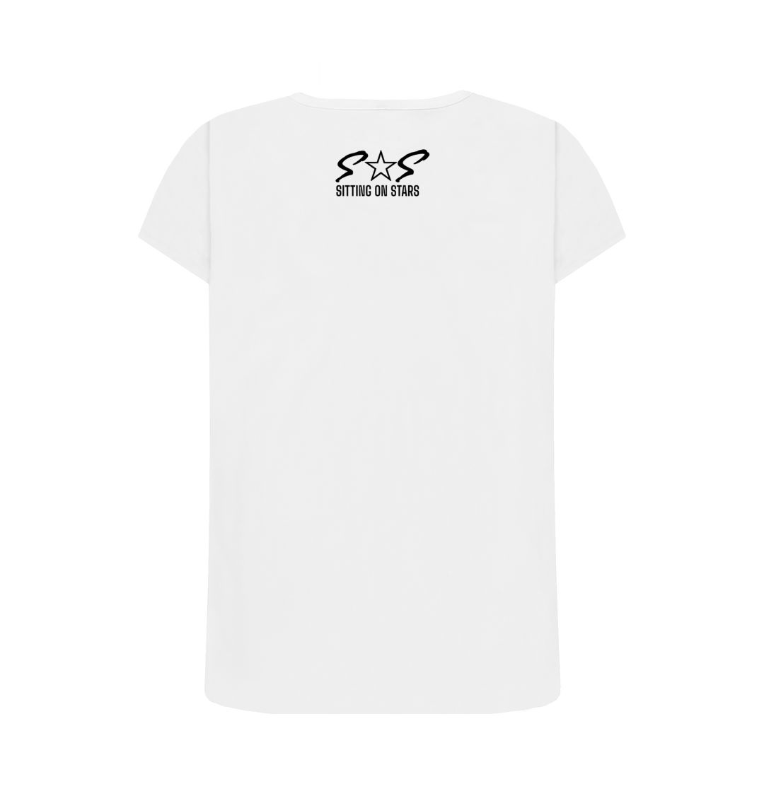 White Women Crew Neck T-shirt 1.0