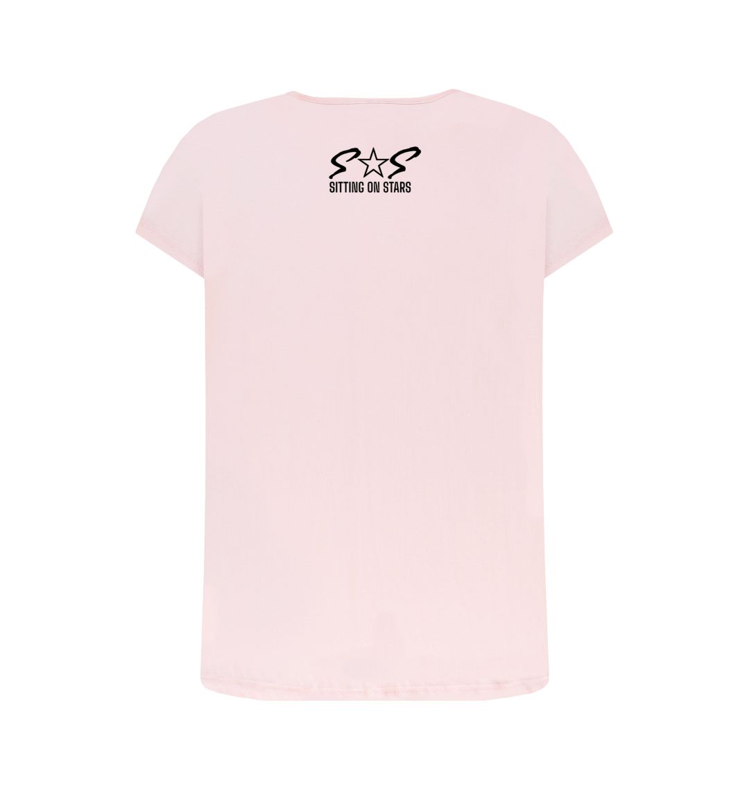 Pink Women Crew Neck T-shirt 1.0