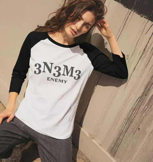 3.N.3.M.3 Enemy Women's Baseball T-shirt 1.0