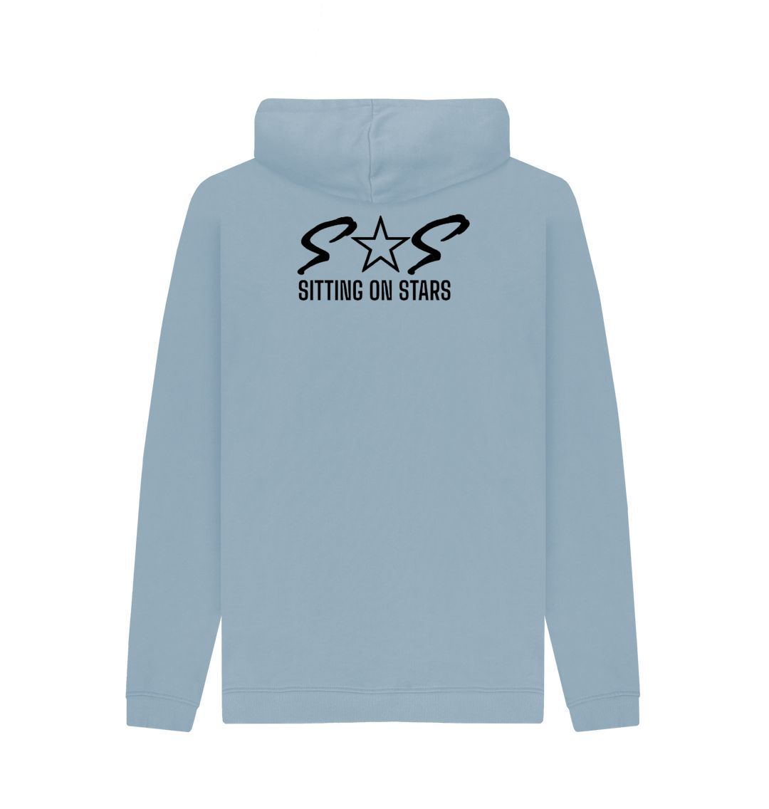 Stone Blue Man's Pull Over Hoody 1.0