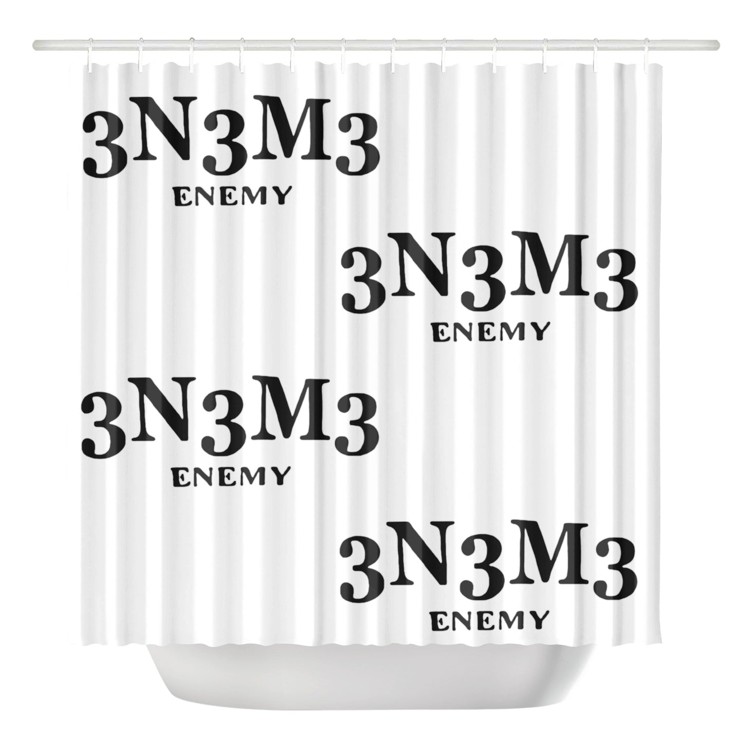 3.N.3.M.3 Enemy Shower Curtain