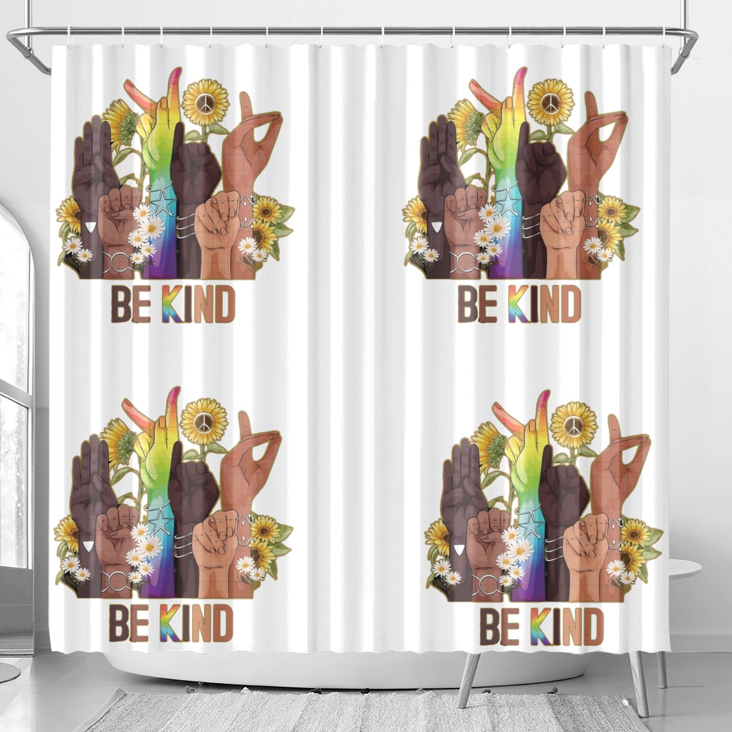 Be Kind (Pride Edition) Shower Curtain