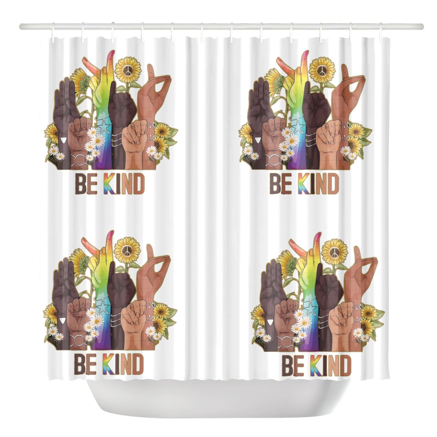 Be Kind (Pride Edition) Shower Curtain