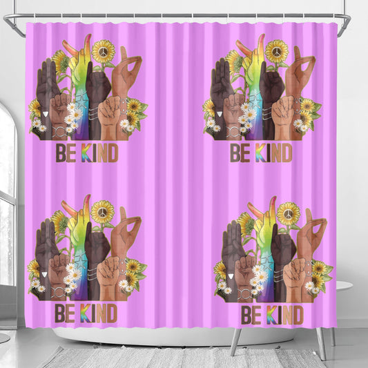 Be Kind (Pride Edition) Shower Curtain