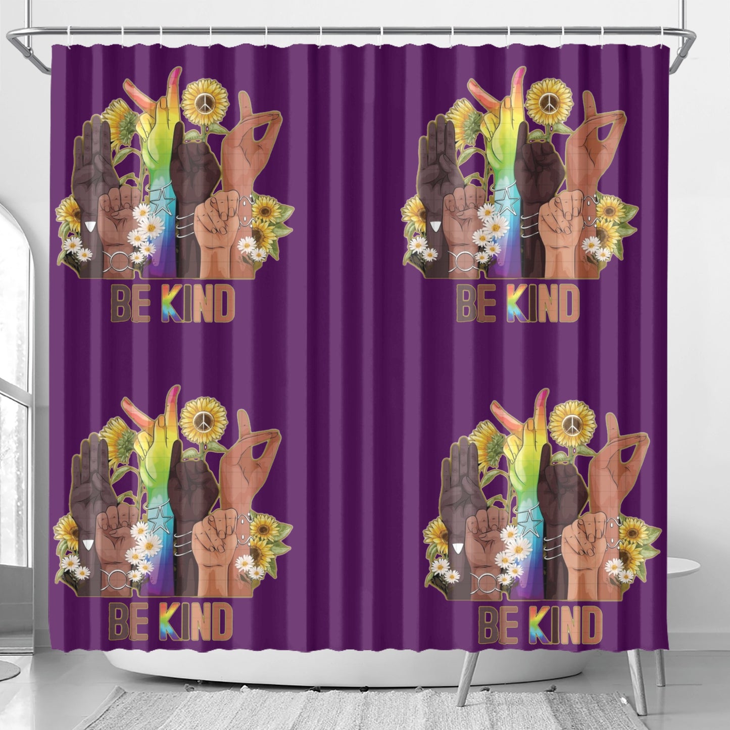 Be Kind (Pride Edition) Shower Curtain