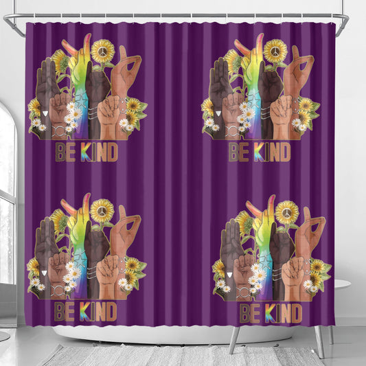 Be Kind (Pride Edition) Shower Curtain