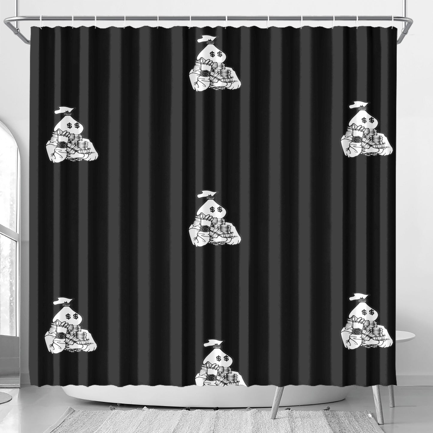 Money Man Shower Curtain