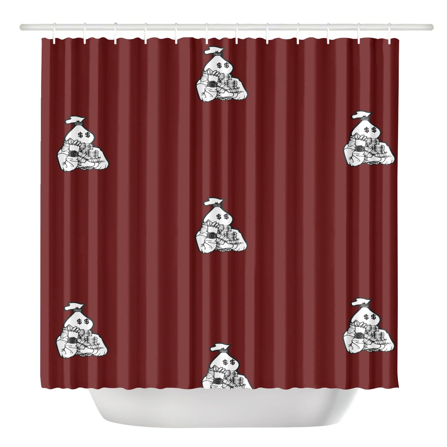 Money Man Shower Curtain