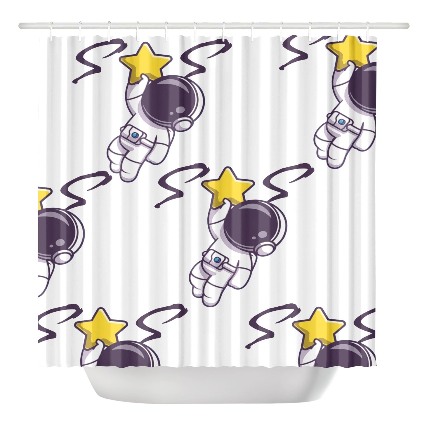 Space Man 23 Shower Curtain