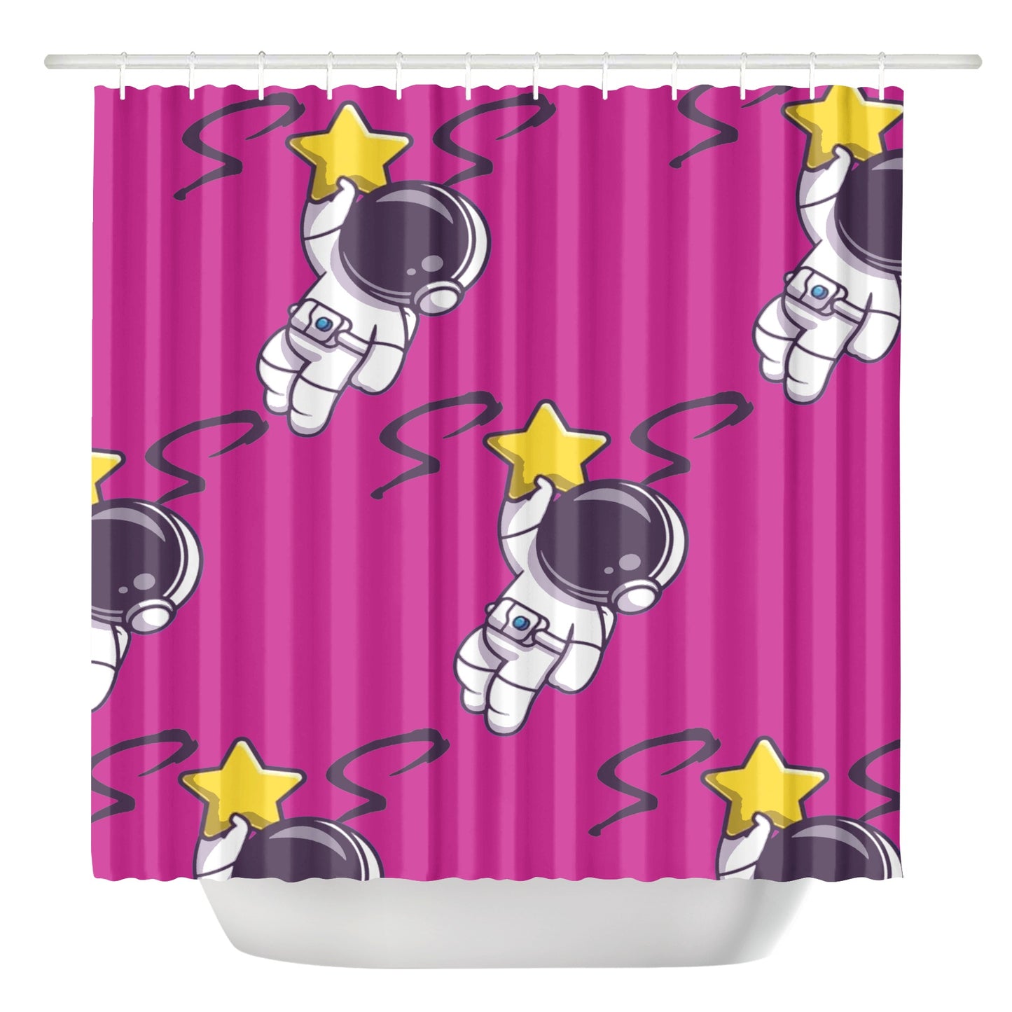 Space Man 23 Shower Curtain