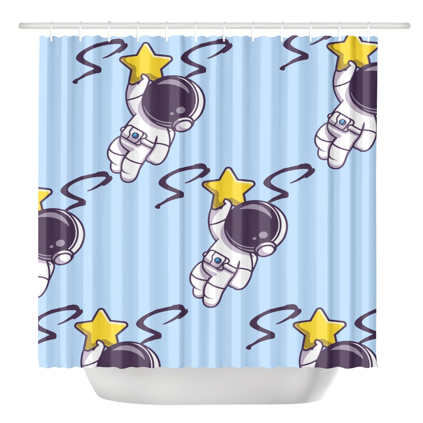 Space Man 23 Shower Curtain