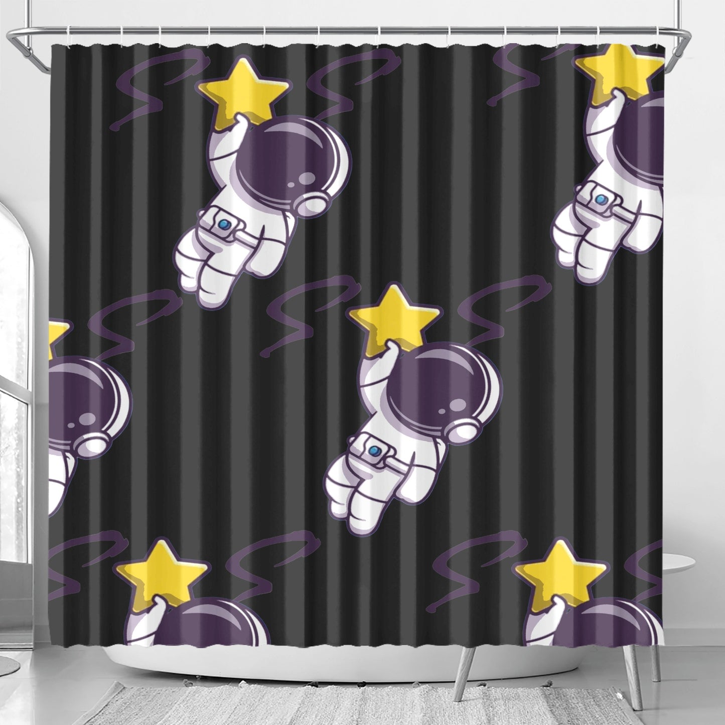 Space Man 23 Shower Curtain