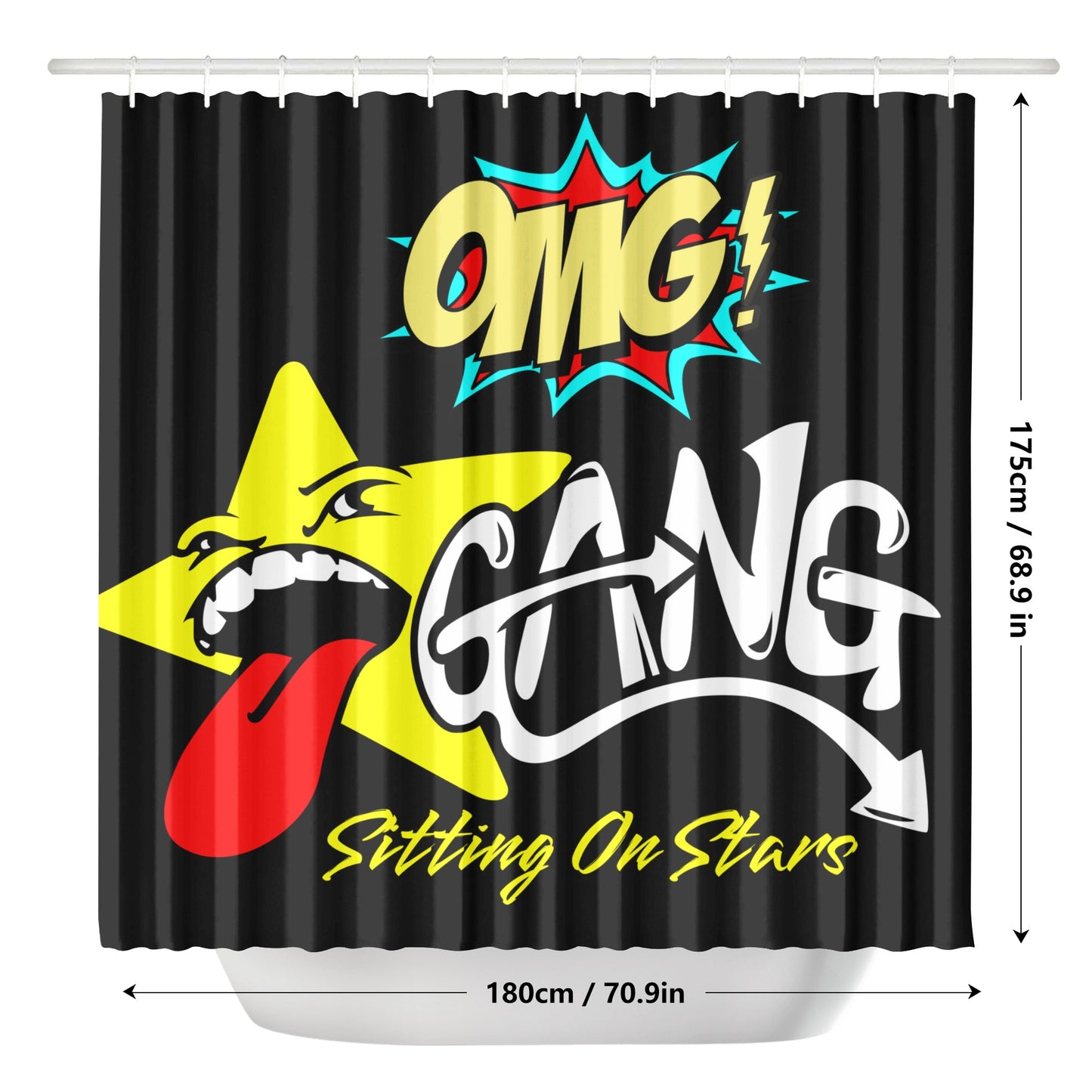 Star Gang Shower Curtain