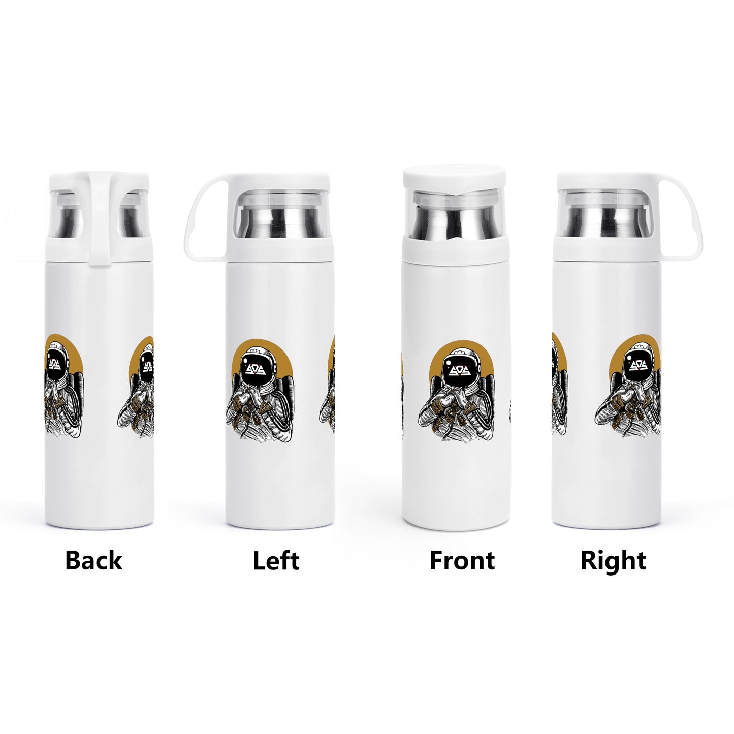 Astronaut Money Insulation Water Bottle