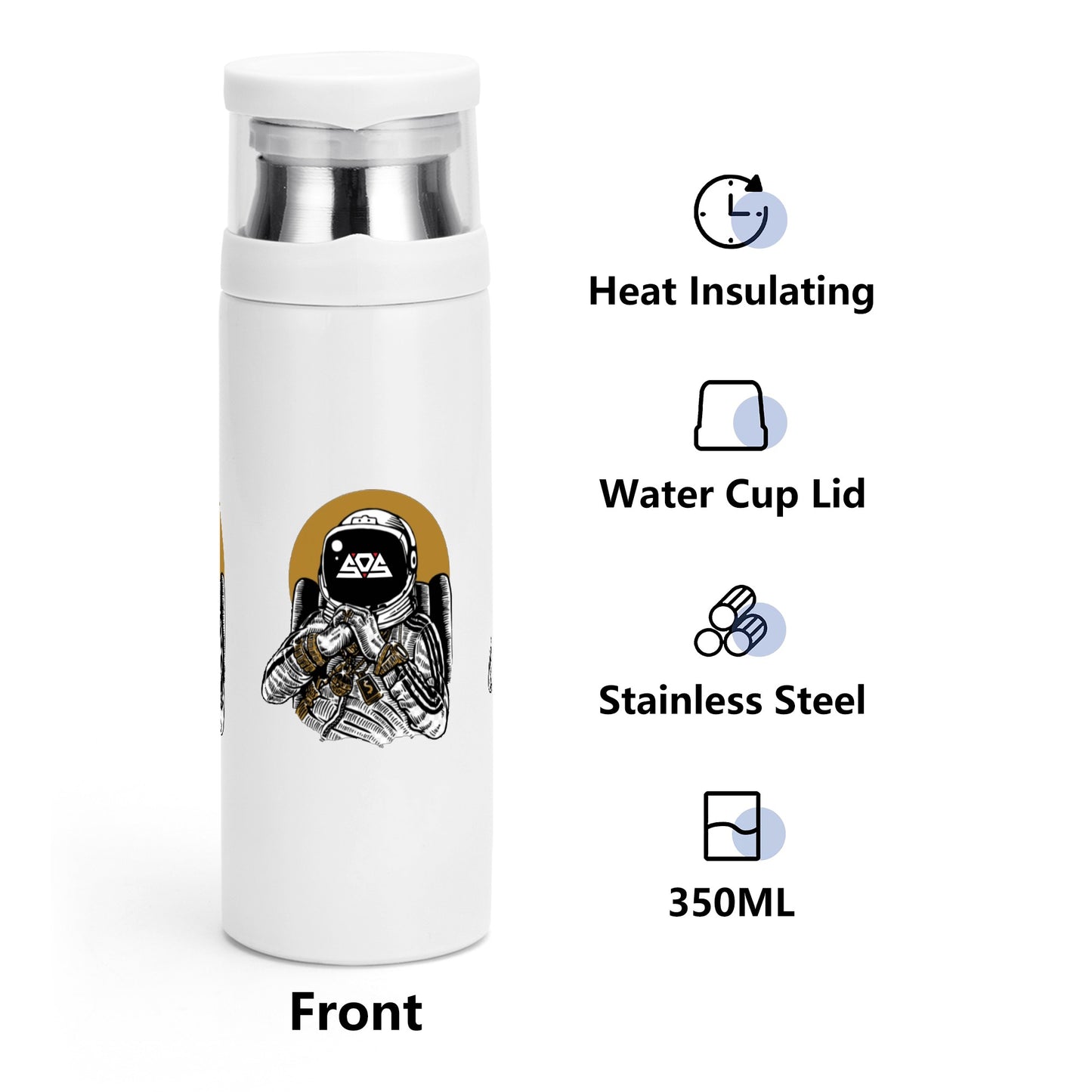 Astronaut Money Insulation Water Bottle