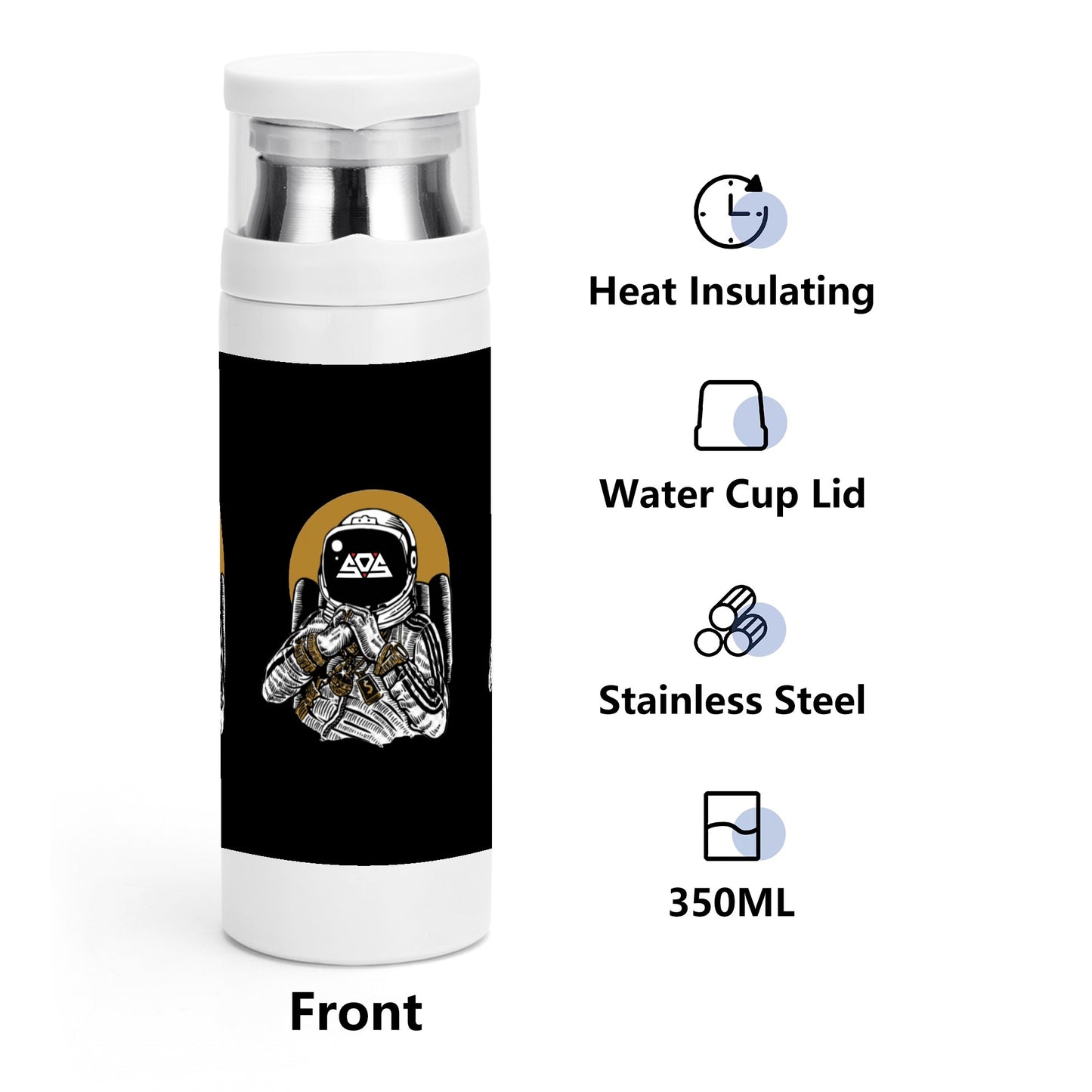 Astronaut Money Insulation Water Bottle