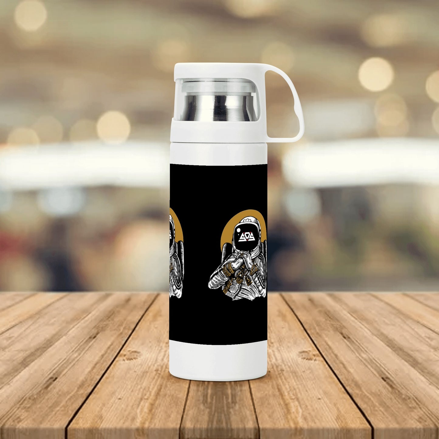 Astronaut Money Insulation Water Bottle