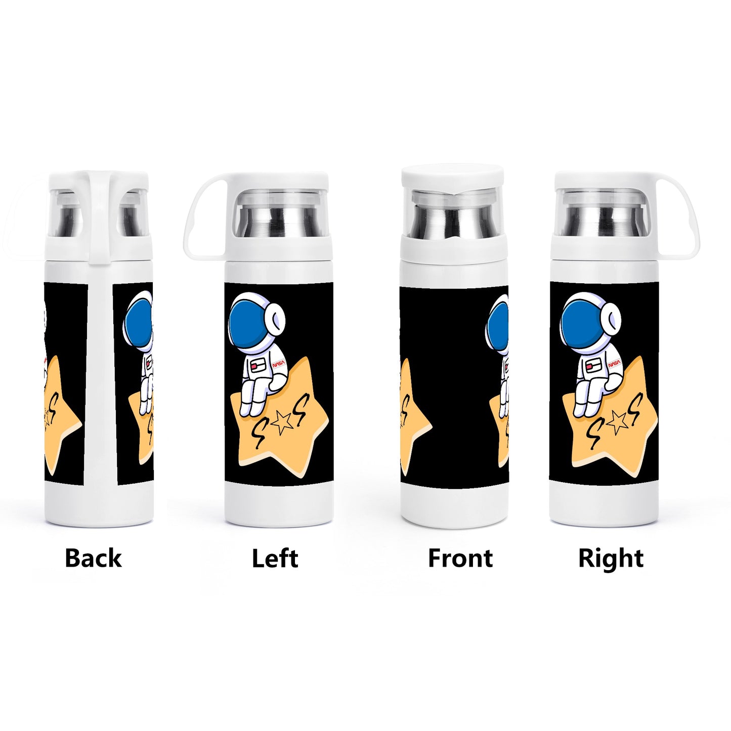 S.O.S Astronaut Insulation Water Bottle