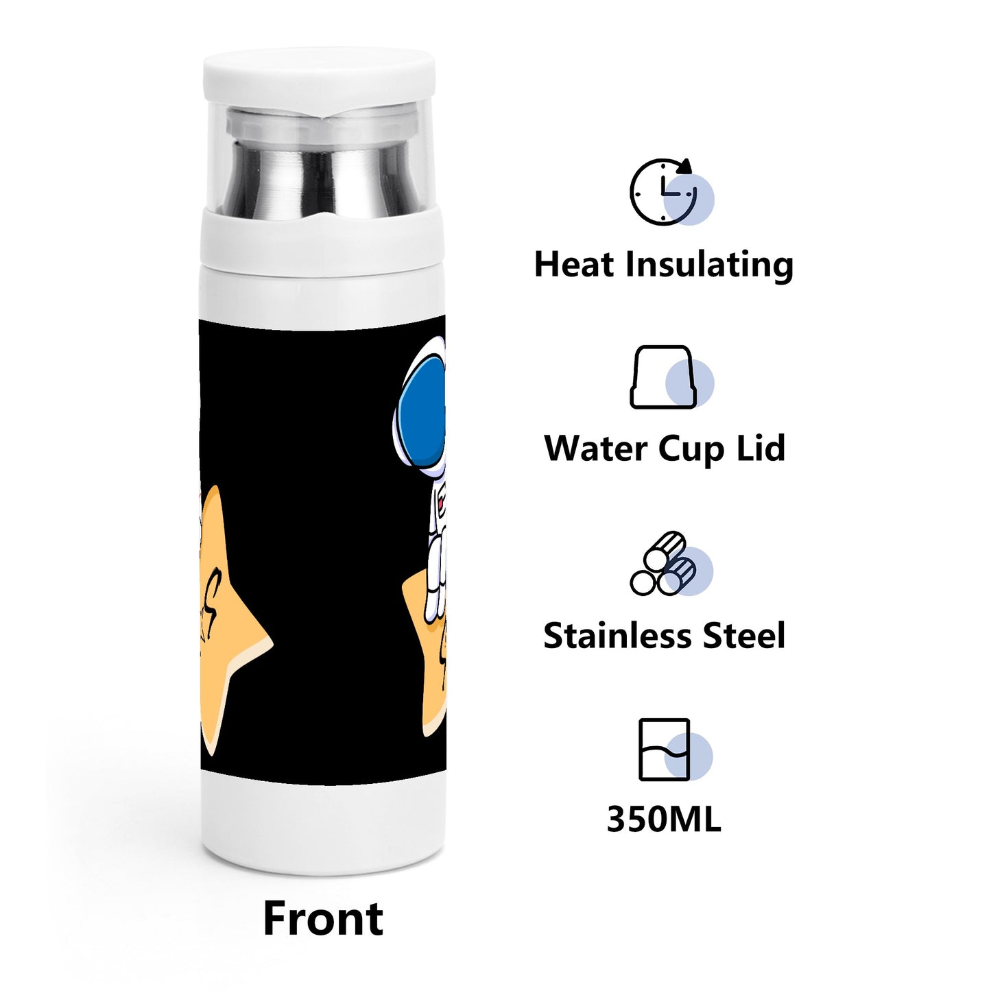 S.O.S Astronaut Insulation Water Bottle