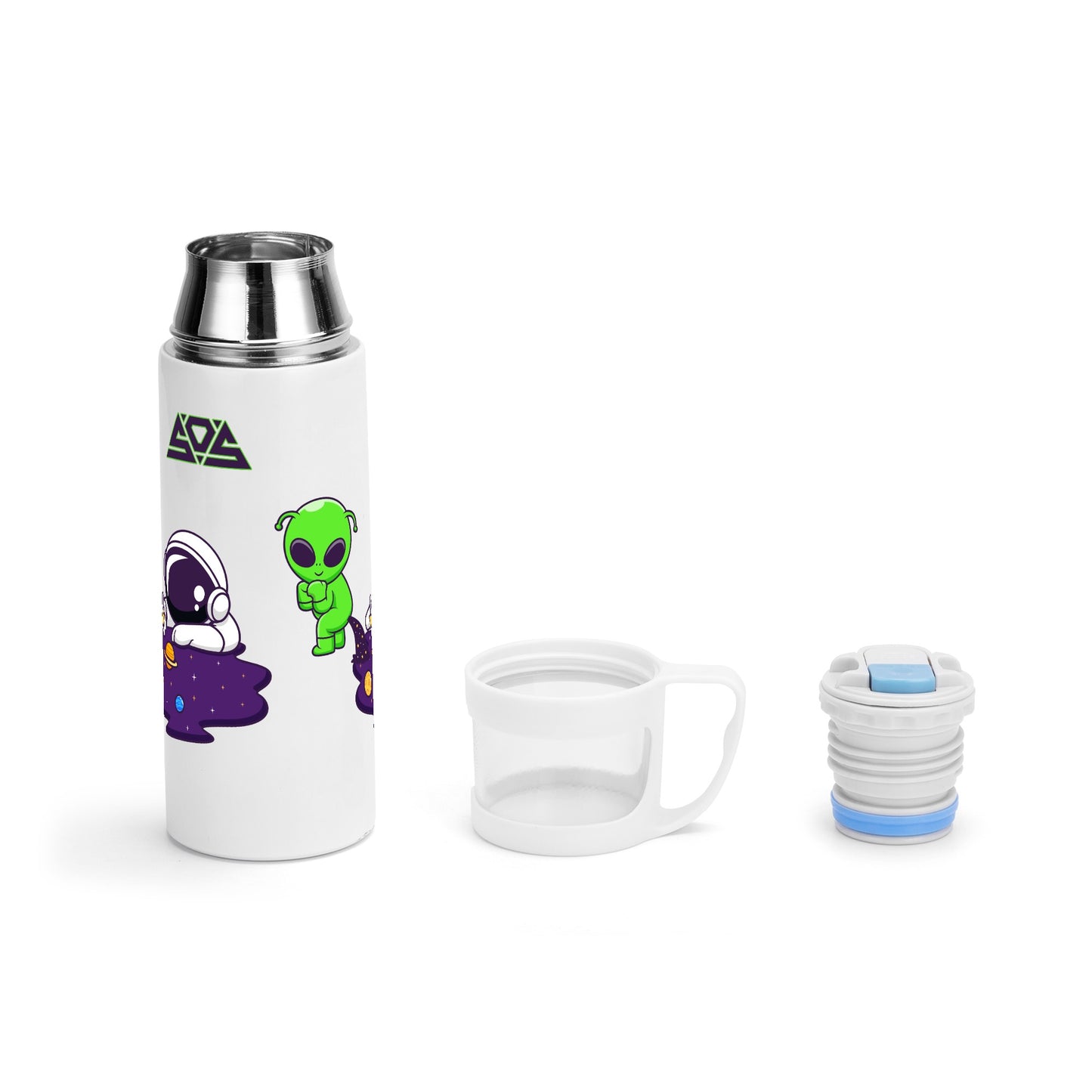 Space Aliens Insulation Water Bottle