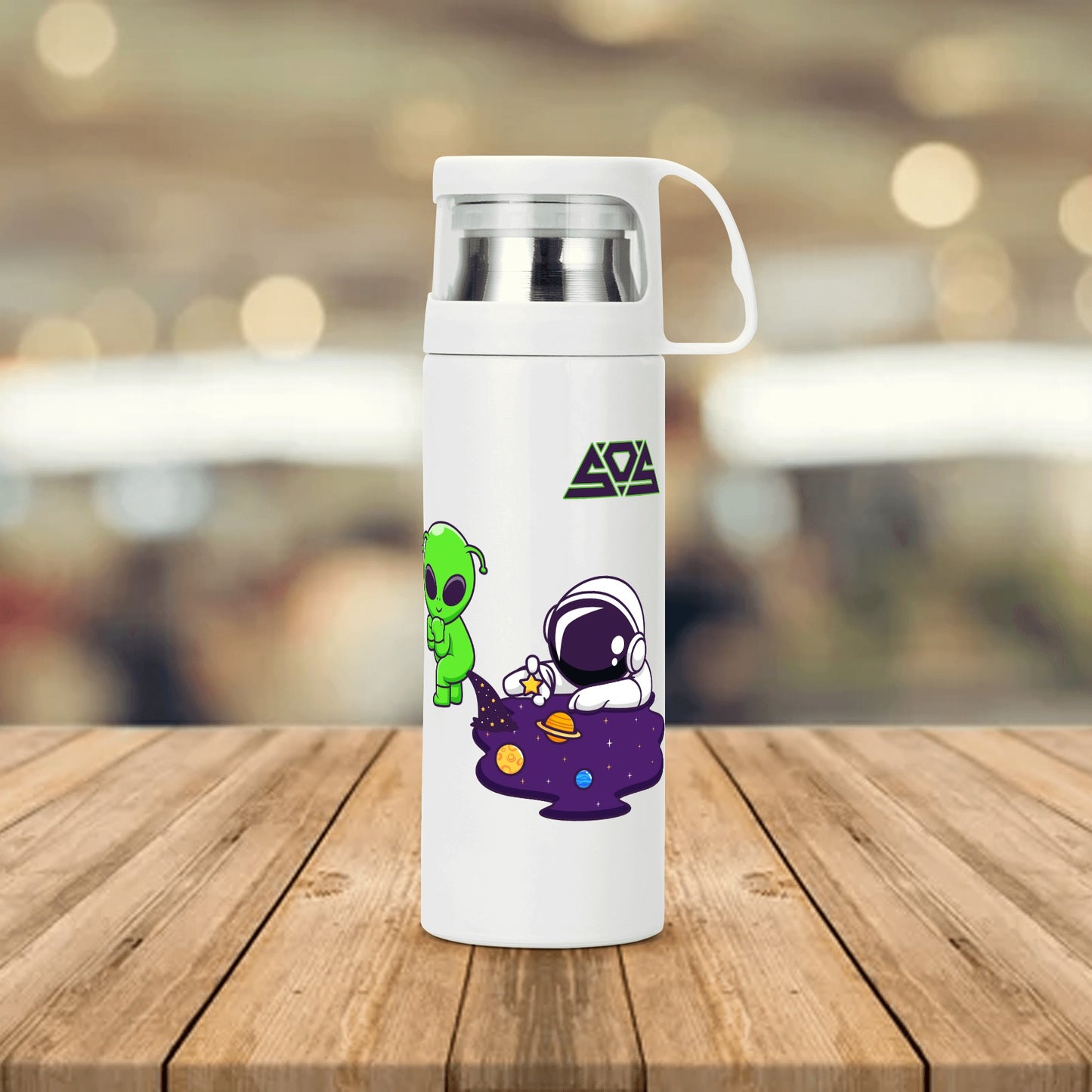 Space Aliens Insulation Water Bottle