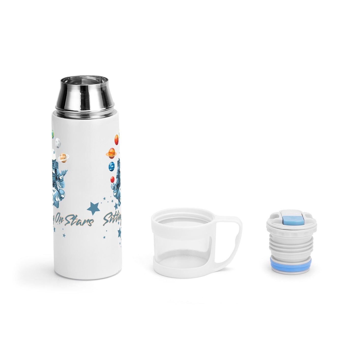 Sitting On Stars Meditation insulation Water Bottle