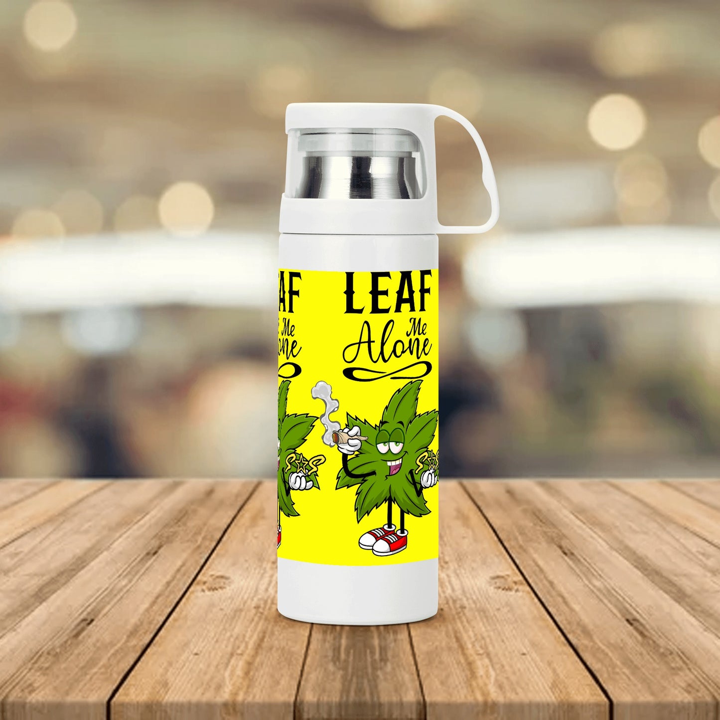 Leaf Me Alone 4/20 Edition 2.0 Insulation Water Bottle