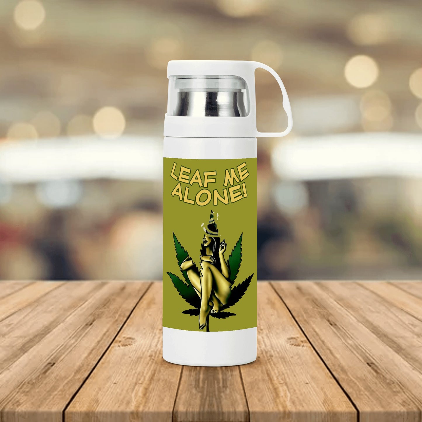 Leaf Me Alone 4/20 Edition  4.0 Insulation Water Bottle