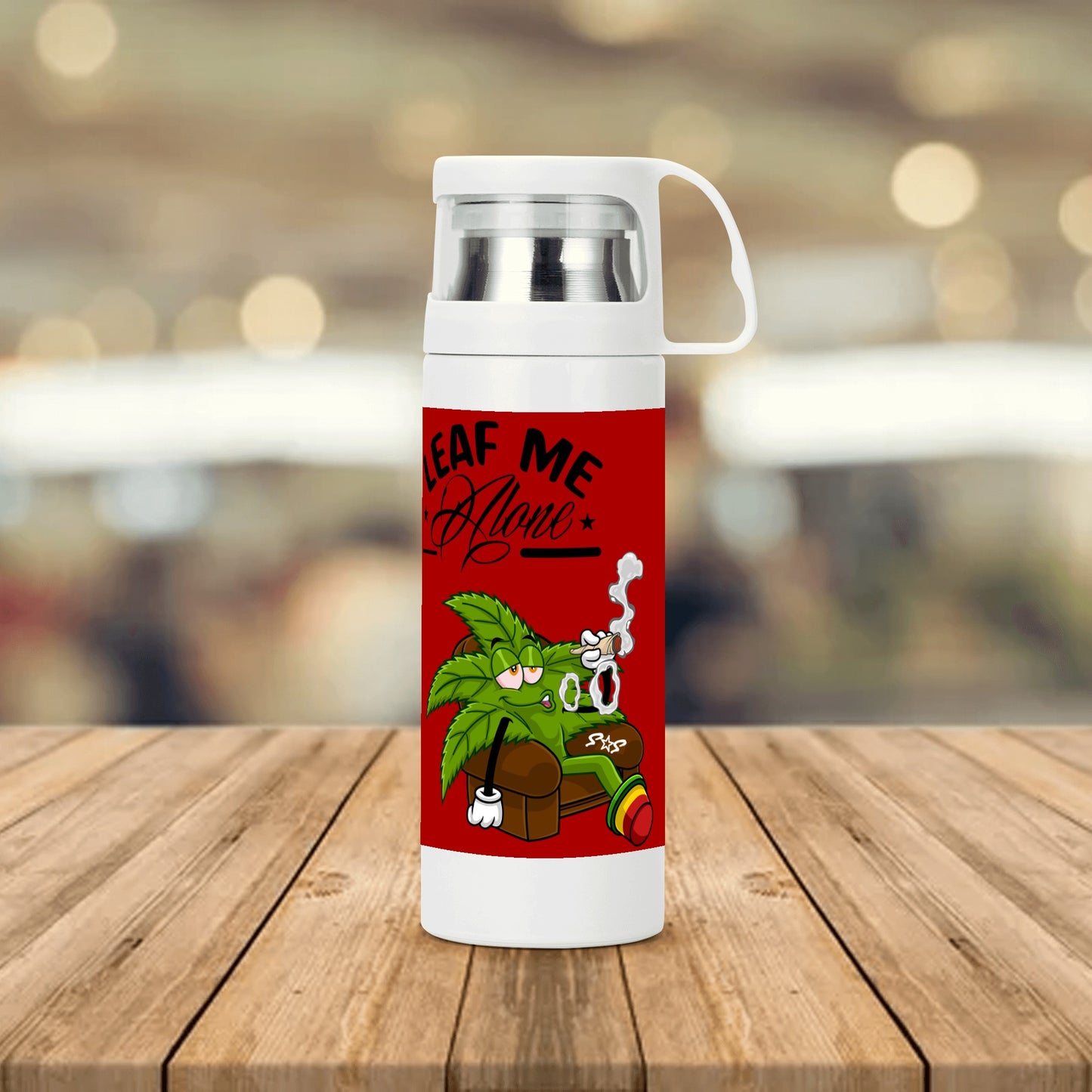 Leaf Me Alone 4/20 Edition 1.0  Insulation Water Bottle