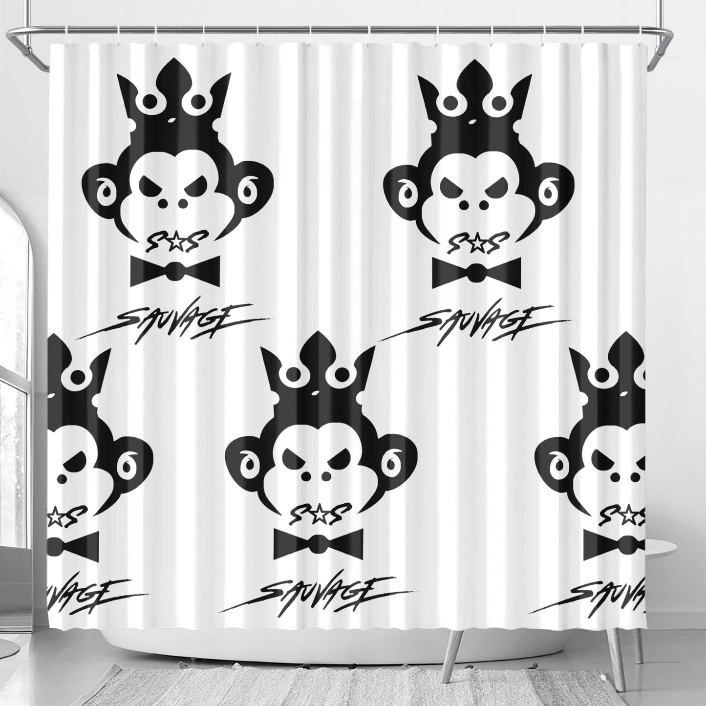 Sauvage Gorilla Shower Curtain