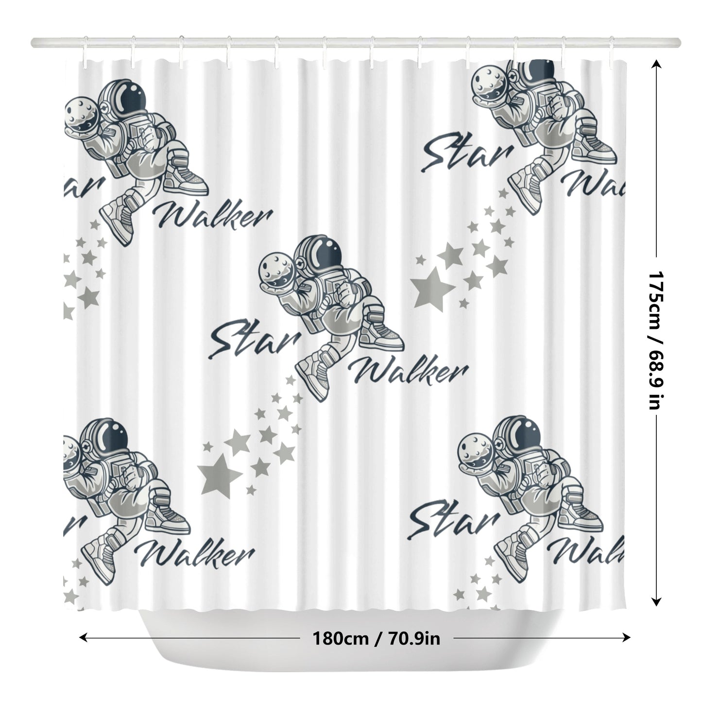 Star Walker Shower Curtain