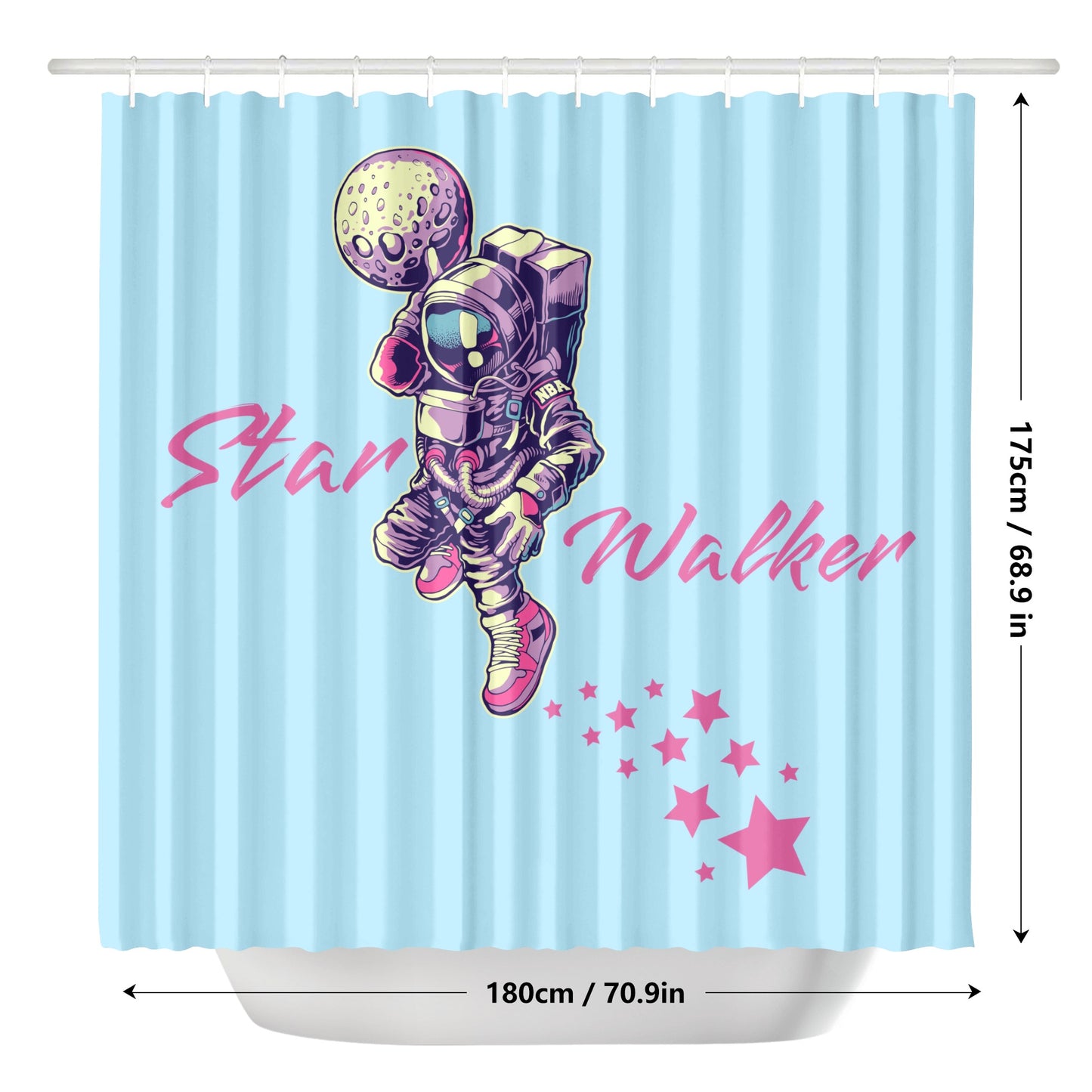 Star Walker 2.0 Shower Curtain