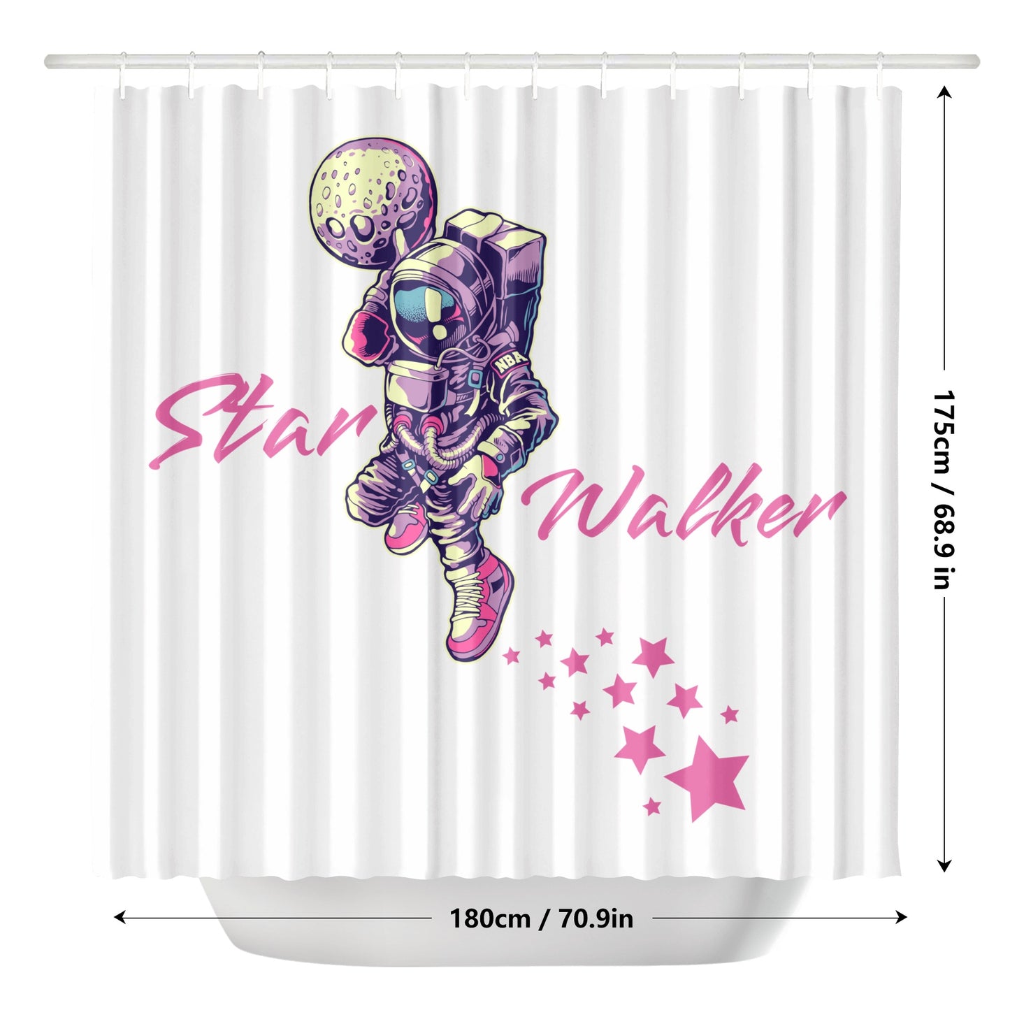 Star Walker 2.0 Shower Curtain