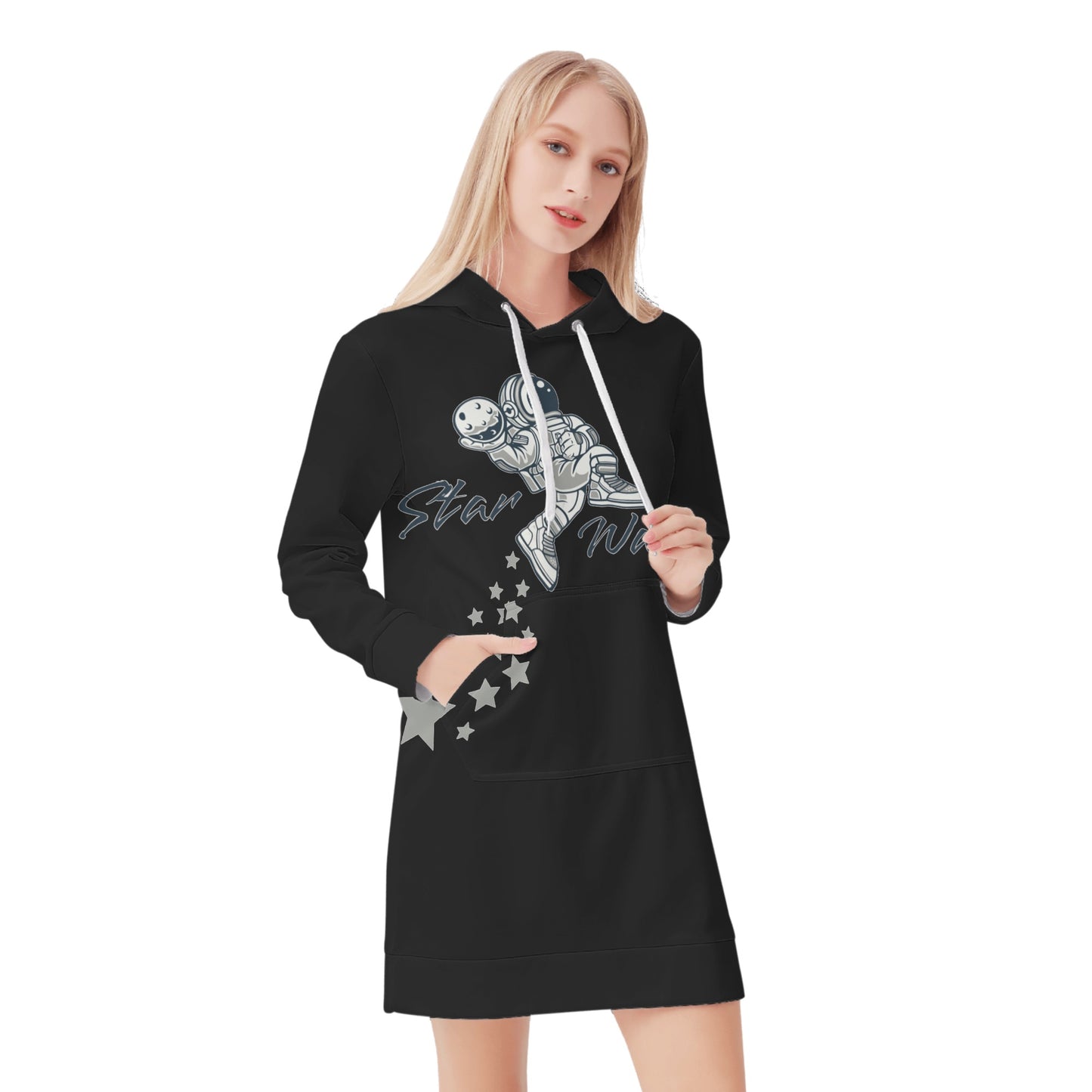 Star Walker Womens Hoodie Dress