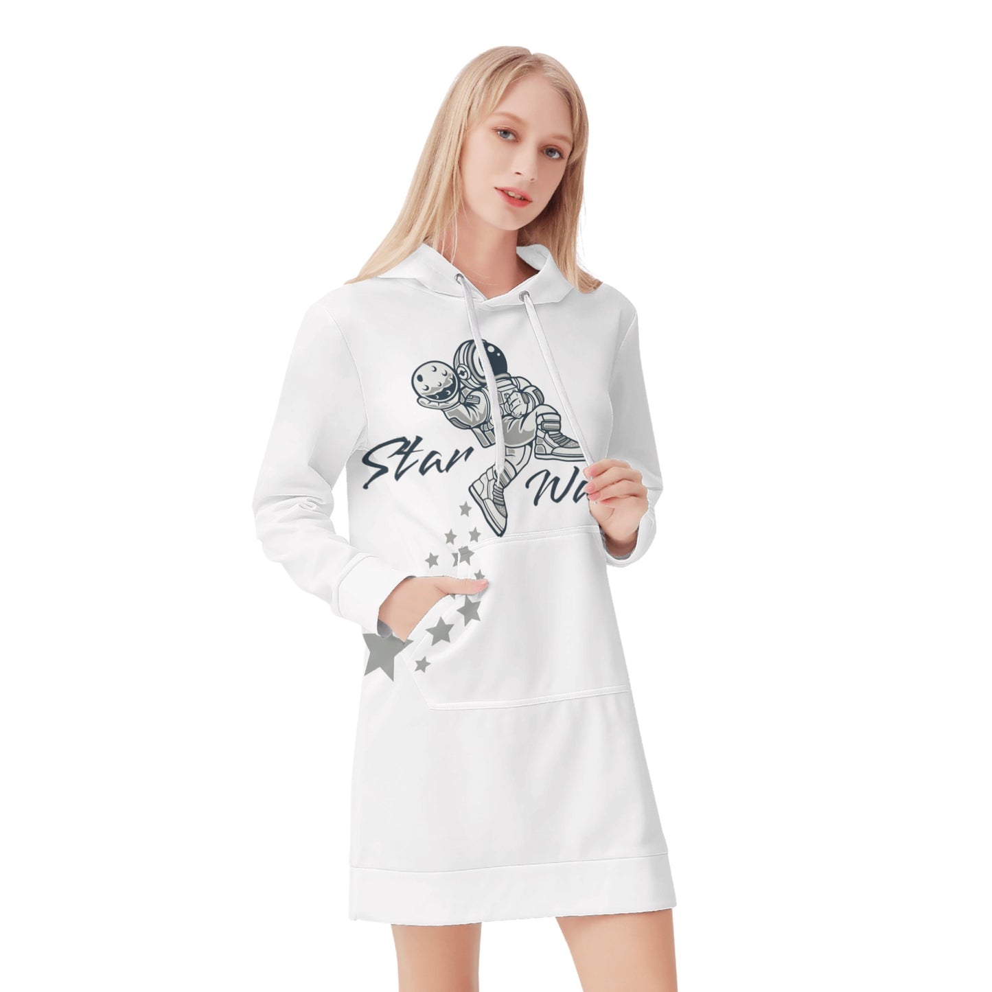 Star Walker Womens Hoodie Dress