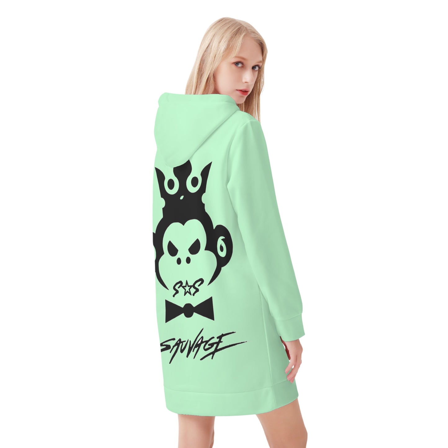 Sauvage Gorilla 2.0 Womens Hoodie Dress