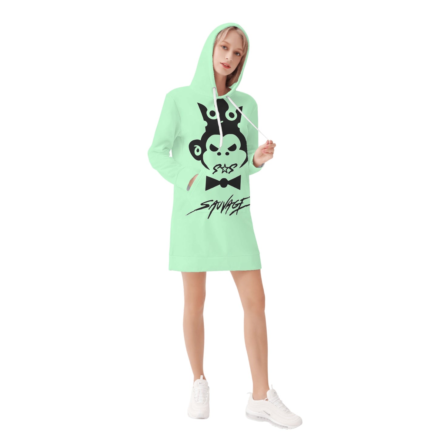 Sauvage Gorilla 2.0 Womens Hoodie Dress