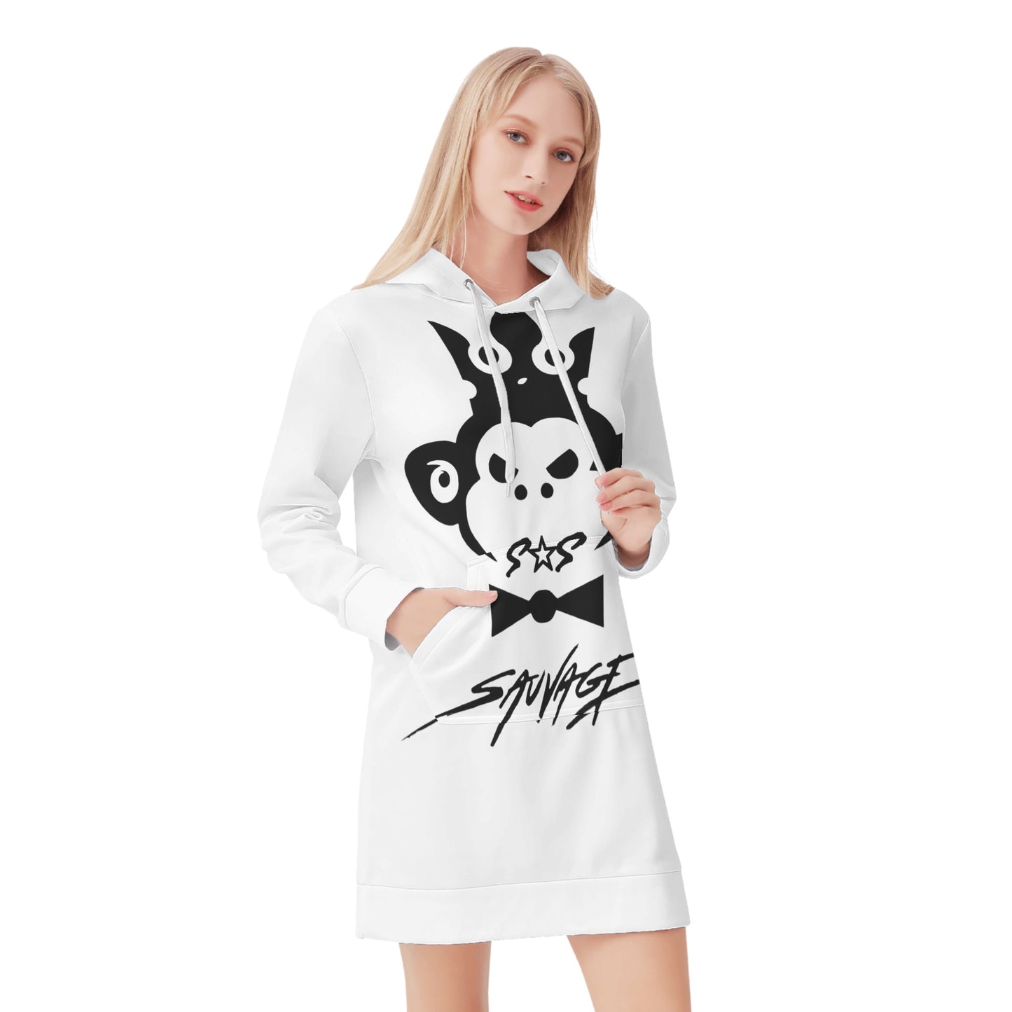 Sauvage Gorilla 2.0 Womens Hoodie Dress