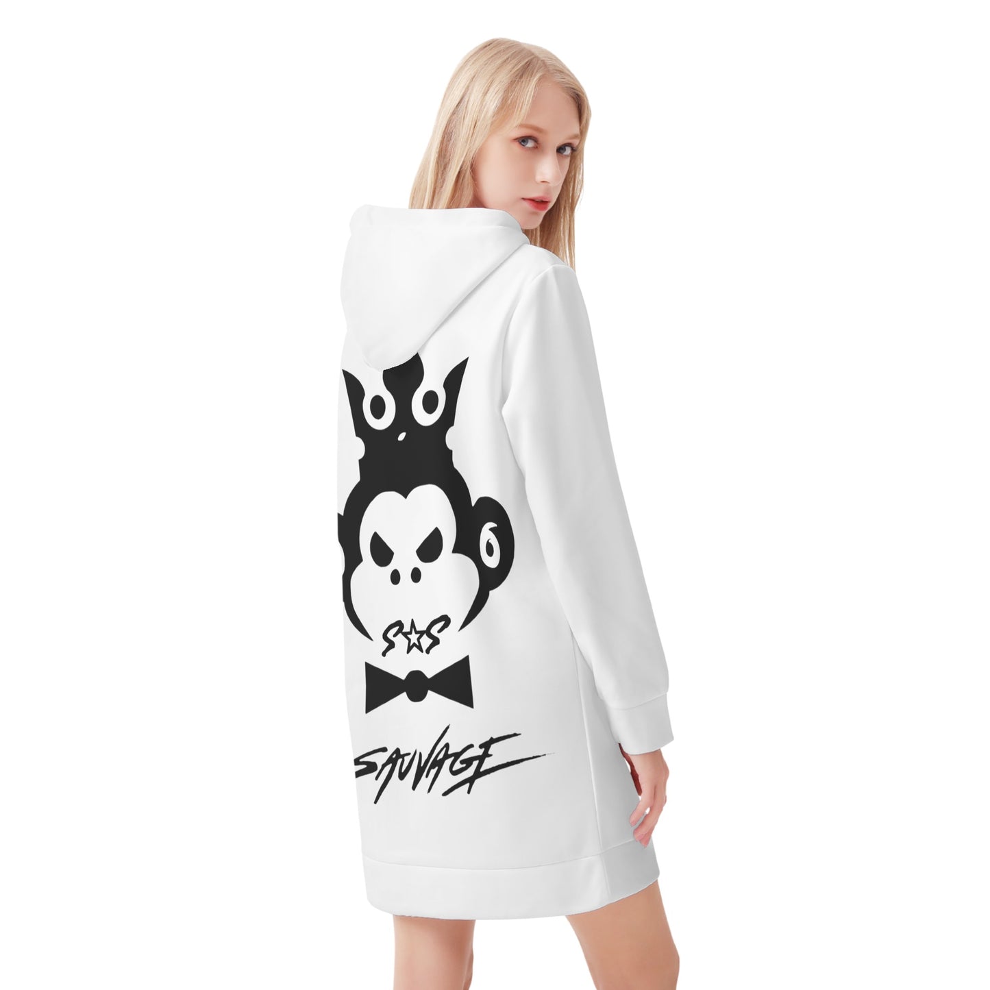 Sauvage Gorilla 2.0 Womens Hoodie Dress