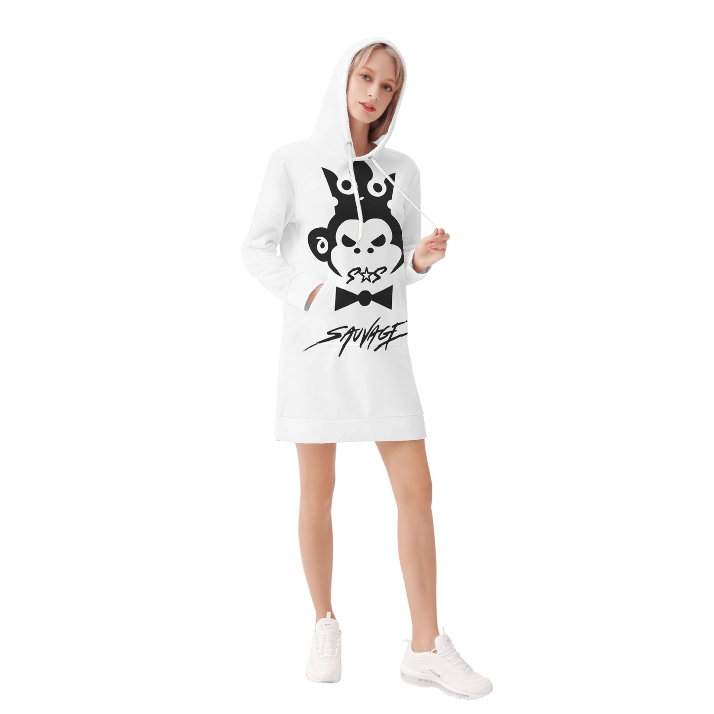 Sauvage Gorilla 2.0 Womens Hoodie Dress