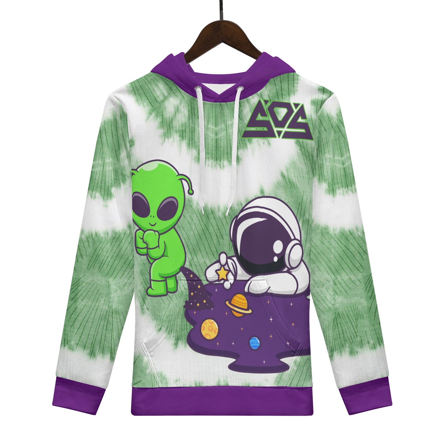 Space Aliens Mens Hoodie