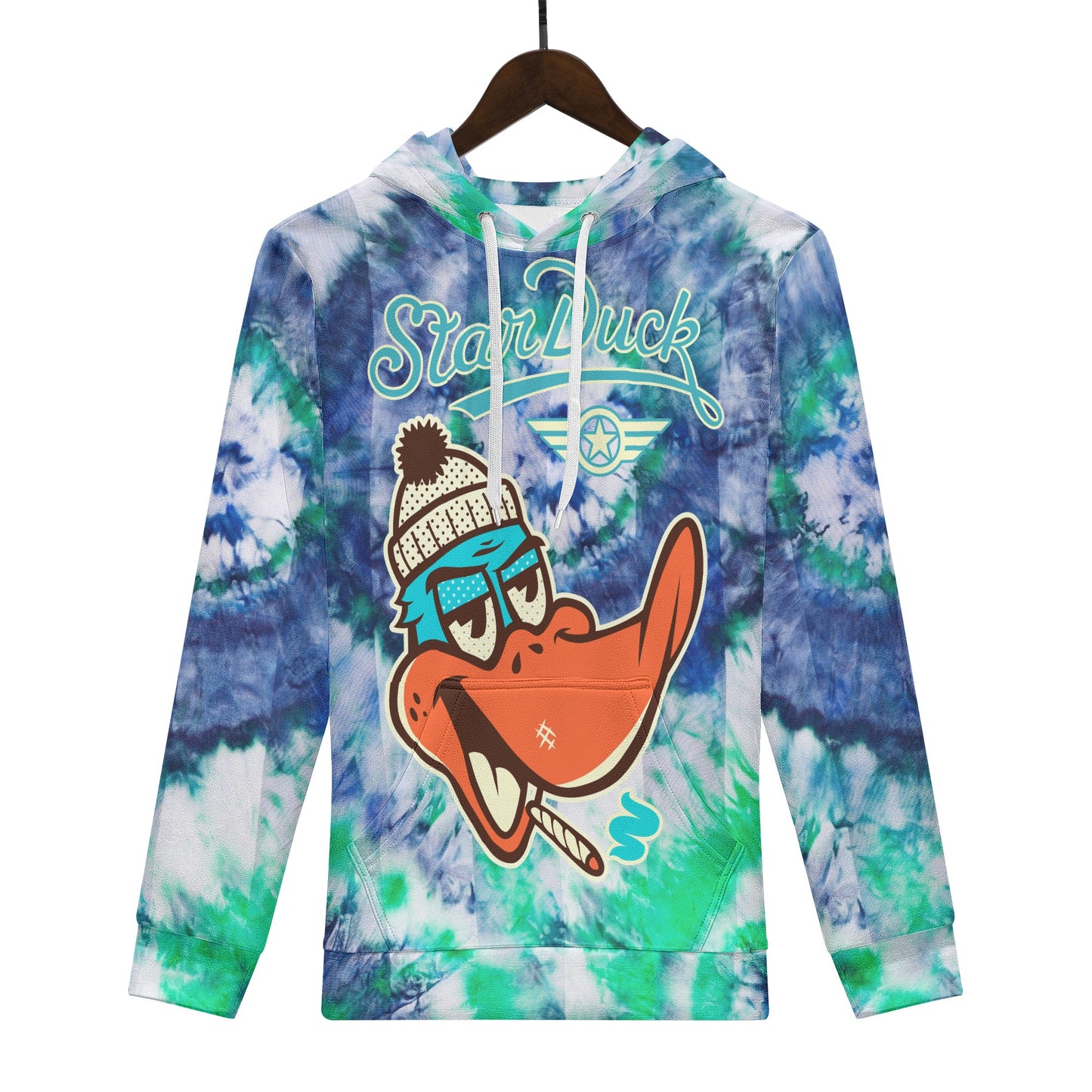 Star Duck Mens Hoodie