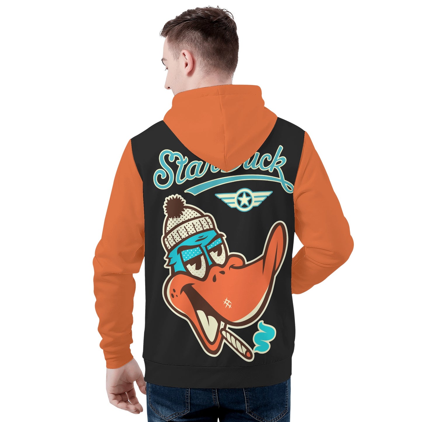 Star Duck Mens Hoodie