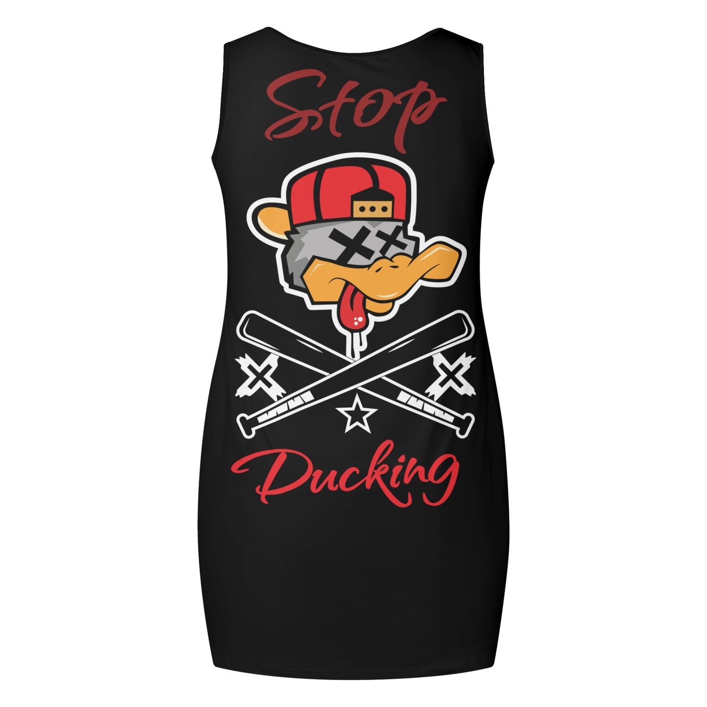 Stop Ducking 3.0 Womens Elegant Mini Dress