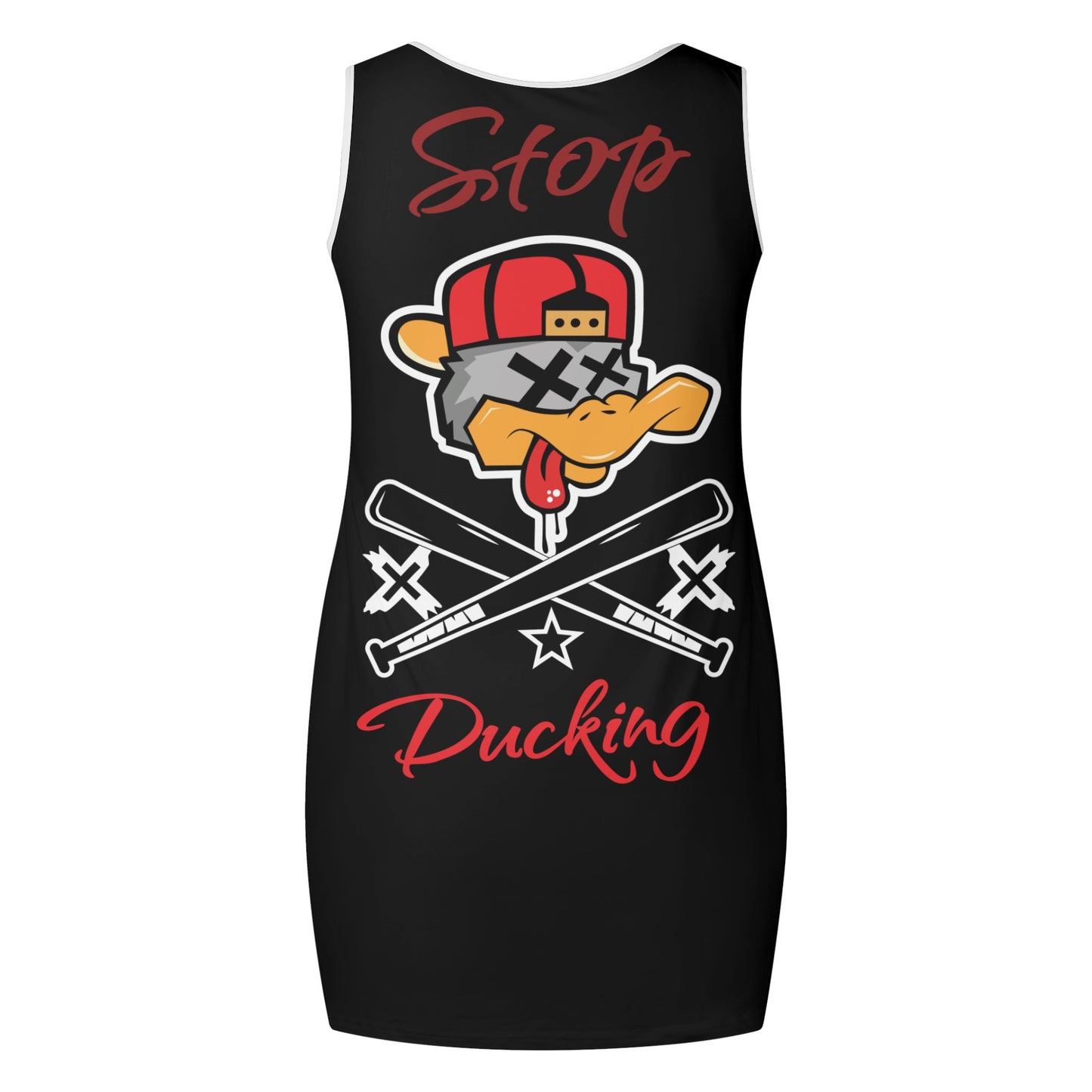 Stop Ducking 3.0 Womens Elegant Mini Dress