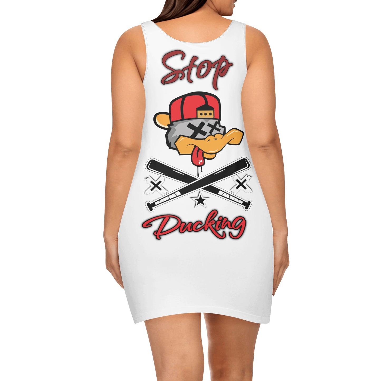 Stop Ducking 3.0 Womens Elegant Mini Dress