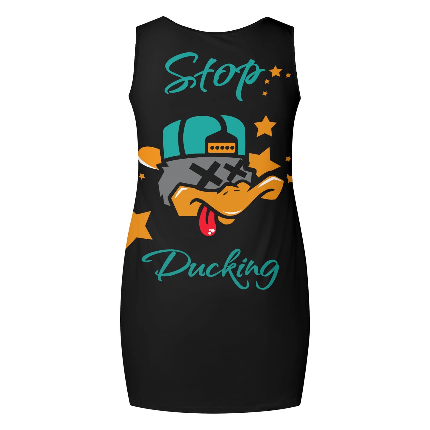 Stop Ducking 3.0 Womens Elegant Mini Dress