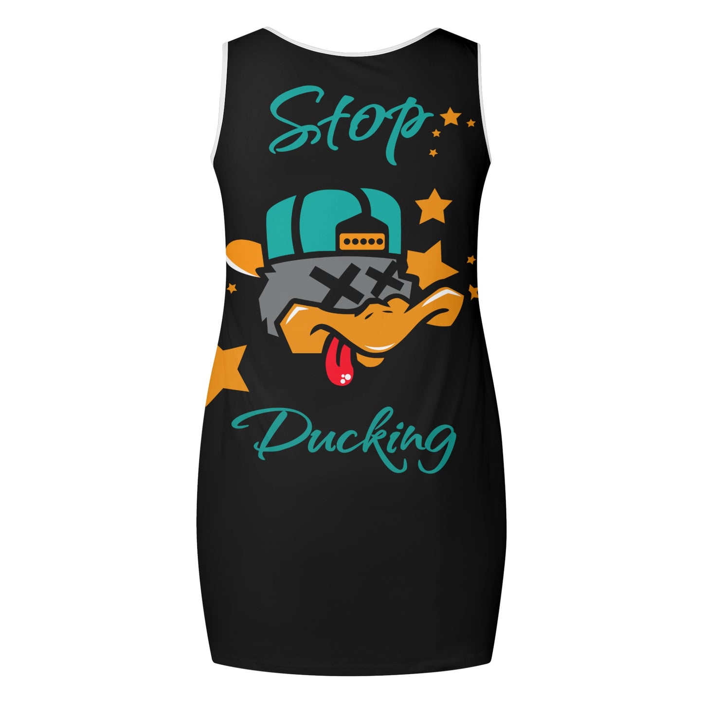 Stop Ducking 3.0 Womens Elegant Mini Dress